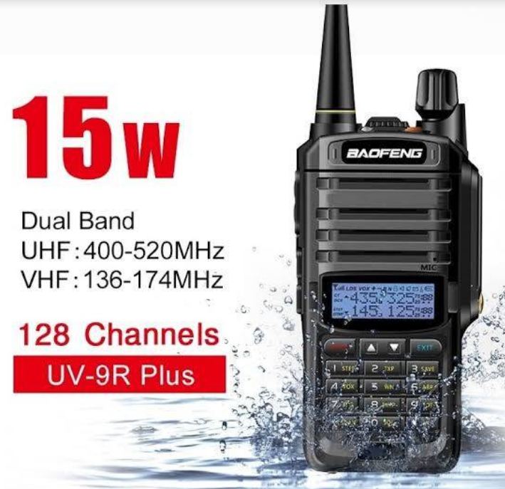 Baofeng UV-9R Plus Handheld Radio 15W – THE OUTDOOR INNOVATIONS COMPANY   OUTDOOR TACTICAL