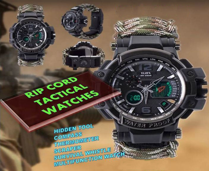 hd tactical survival watch instructions